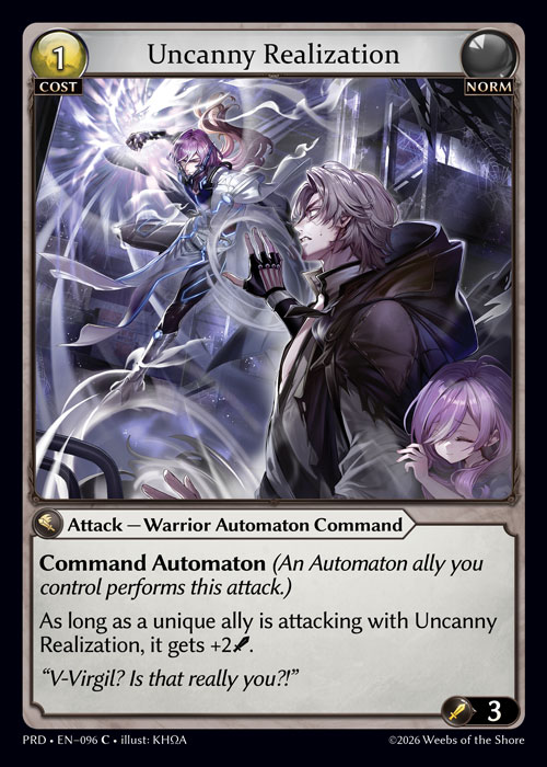 Uncanny Realization - .asphodel/paradise Grand Archive spoiler