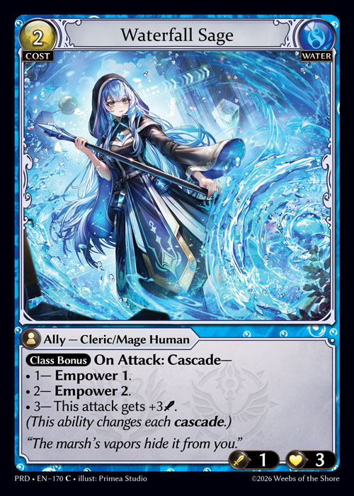 Waterfall Sage - .asphodel/paradise Grand Archive spoiler