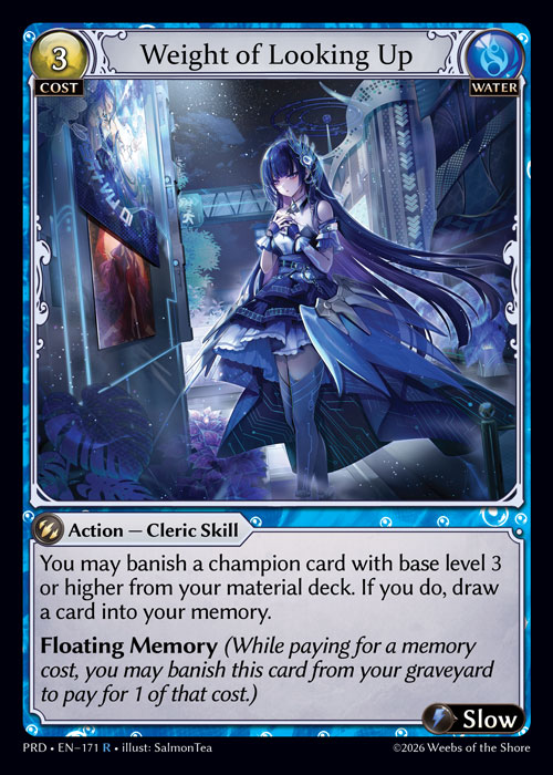 Weight of Looking Up - .asphodel/paradise Grand Archive spoiler