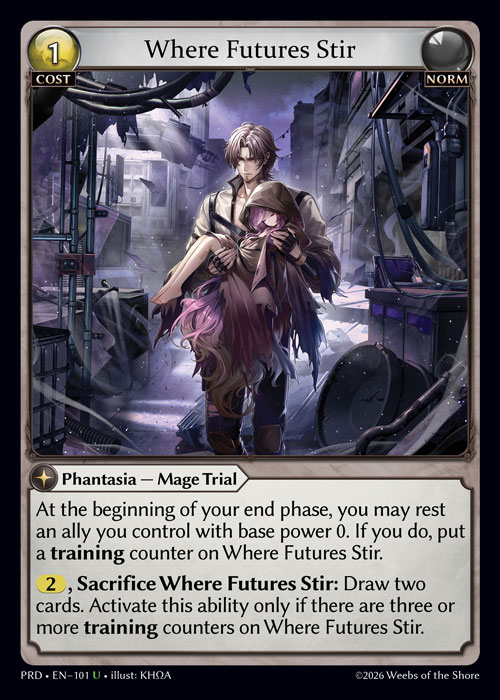 Where Futures Stir - .asphodel/paradise Grand Archive spoiler