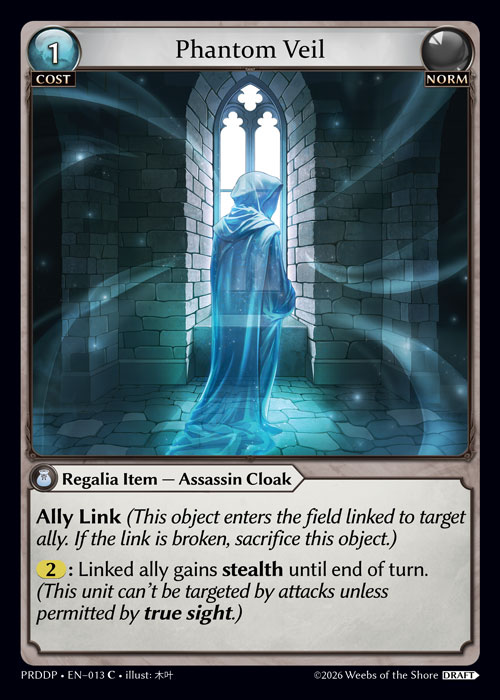 Phantom Veil - .asphodel/paradise Draft Pack Grand Archive spoiler