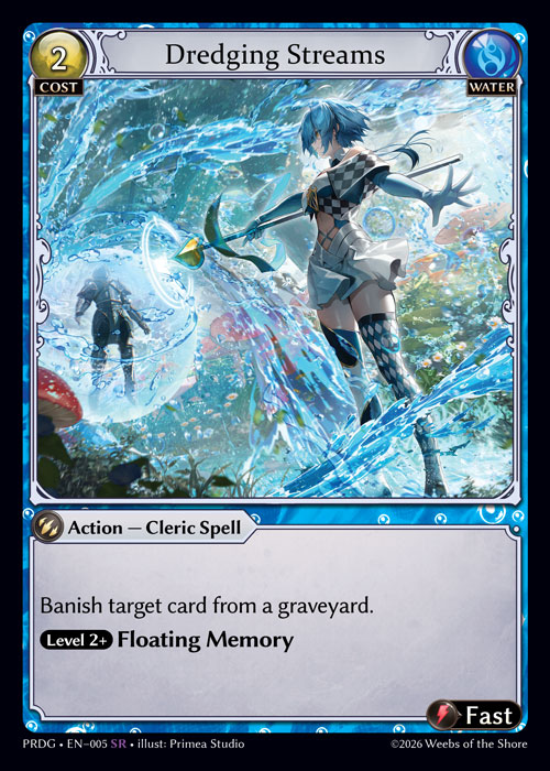 Dredging Streams - .asphodel/paradise Grimoire Grand Archive spoiler