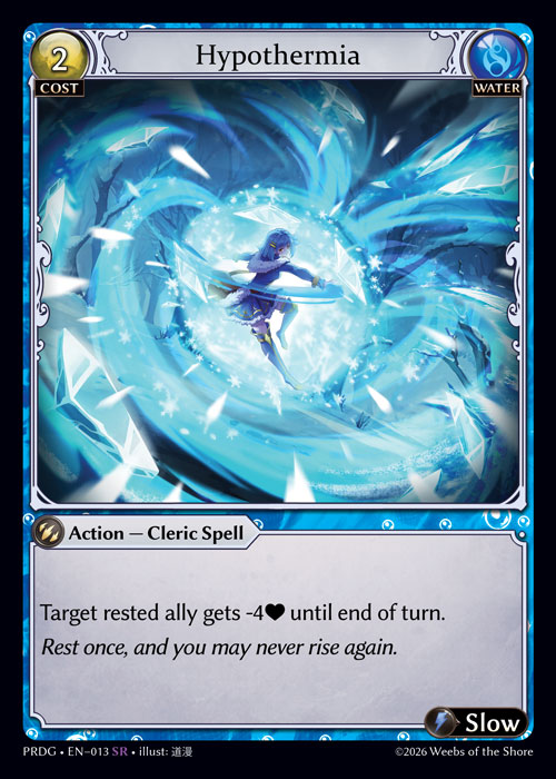 Hypothermia - .asphodel/paradise Grimoire Grand Archive spoiler