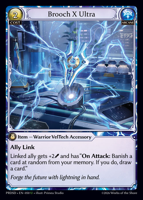 Brooch X Ultra - .asphodel/paradise Starter Decks Grand Archive spoiler