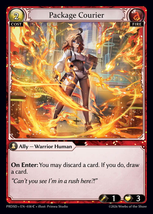 Package Courier - .asphodel/paradise Starter Decks Grand Archive spoiler